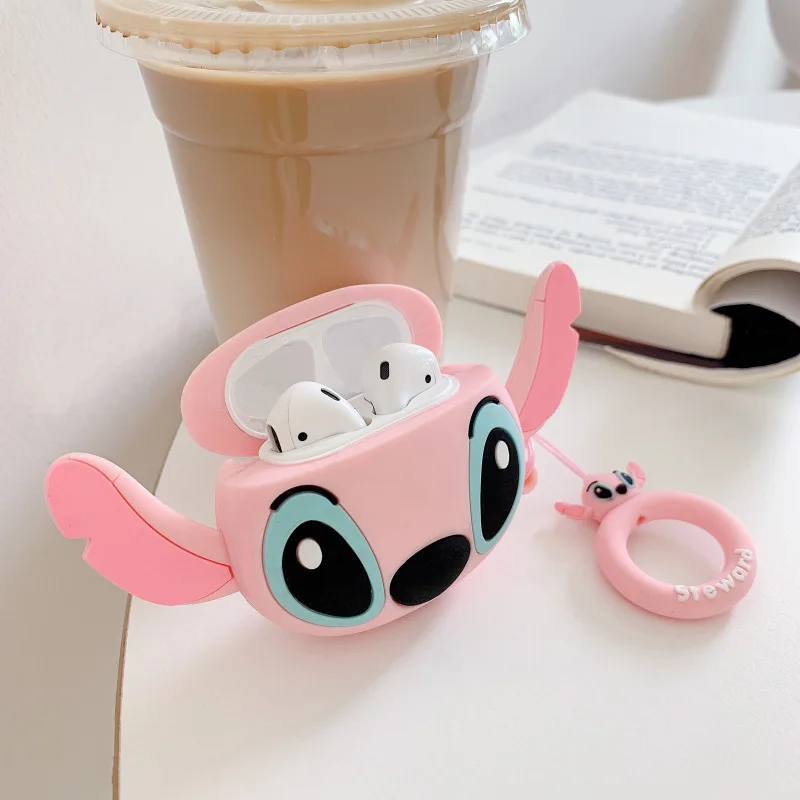 Sbf2792d7b07b409b8573882e99f3e7e6c.webp 3D Cartoon Silicone Case for Airpods 1 2 3 Pro Wireless Earphone Protective Cover for Airpods Pro2 with Hook