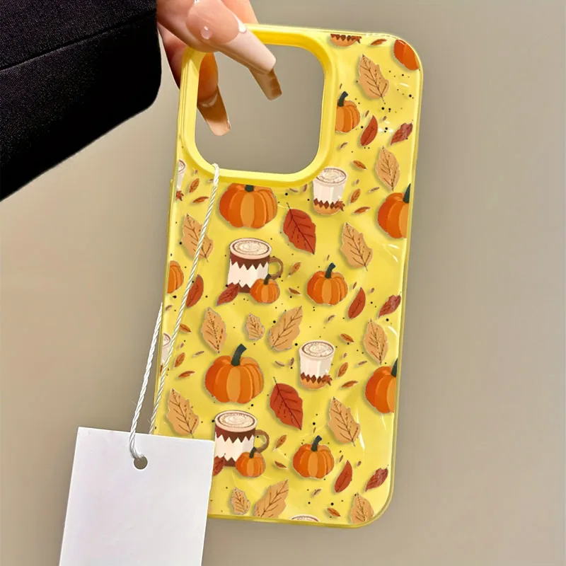 Sc16d0db0204b4fd9a30d7e5d5b1234595.webp Halloween Pumpkin Print TPU Phone Case For iPhone 16 15 14 13 12 11 17 Air Pro Max 16 Plus 16Pro Leaves Cup Folds Texture Cover