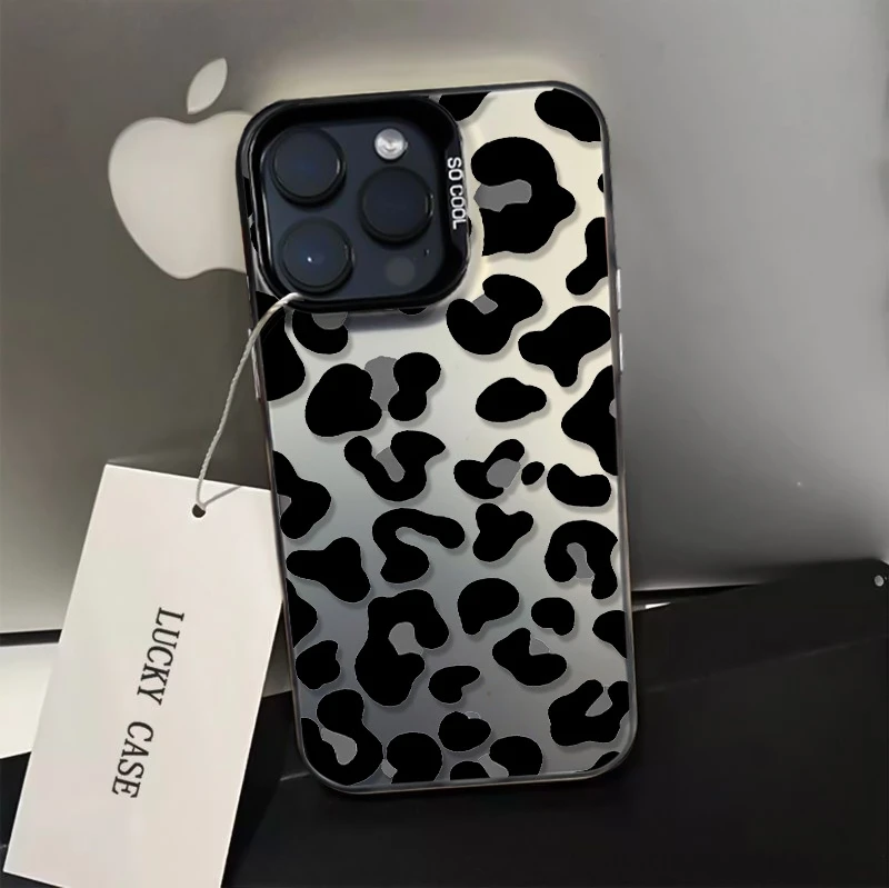 Sc307767b1f6449d9abace4ccc3a4221eM-1.webp Black Leopard Pattern Phone Case For iPhone 17 Cases iPhone 16 Pro Max 11 13 12 14 15 7 8 Plus 16E XS XR Anti-Fall Frosted Cover