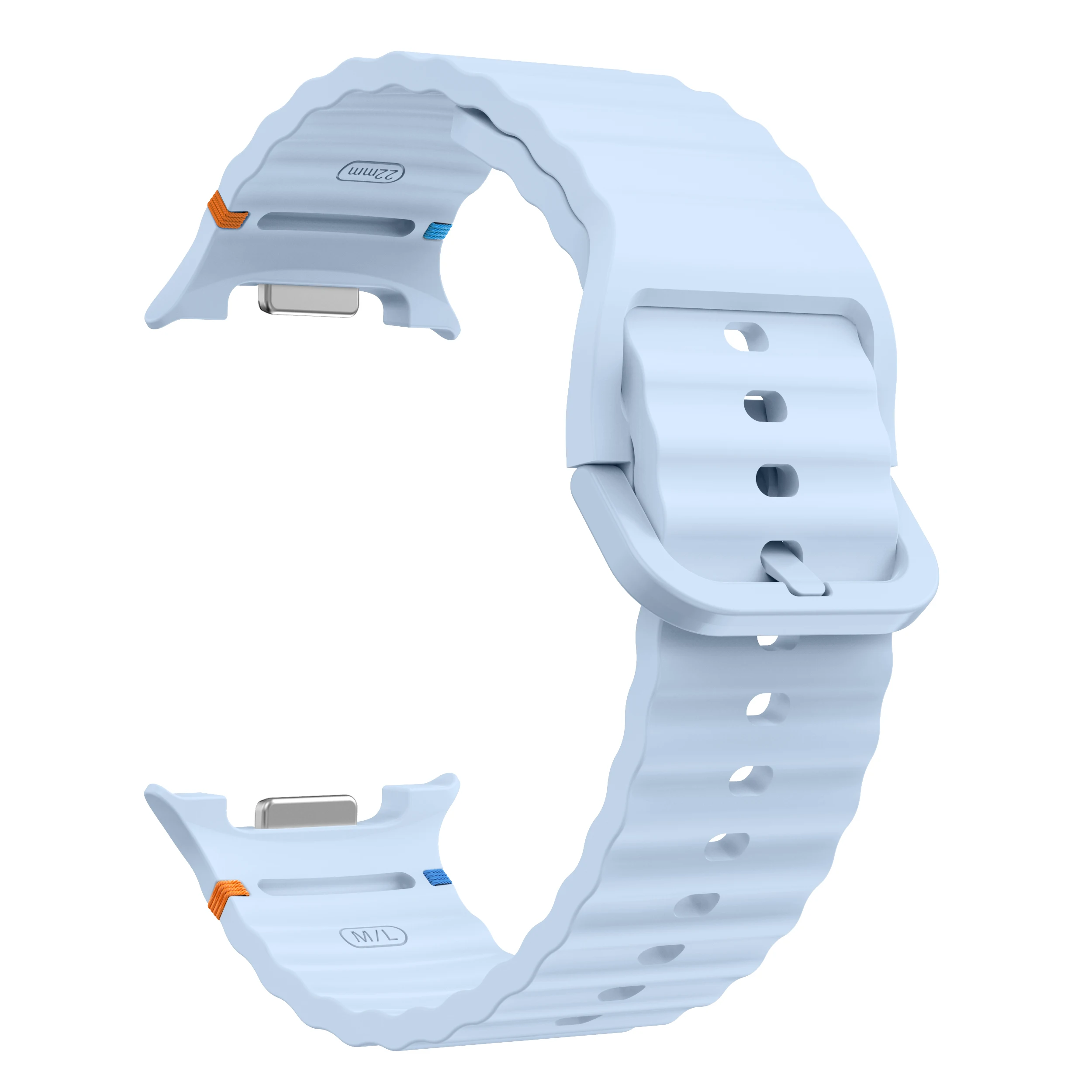 Original Silicone Strap For Samsung Galaxy Watch 8 Classic 46mm Sports Breathable Bracelet Wristband For Galaxy Watch 8 44/40mm