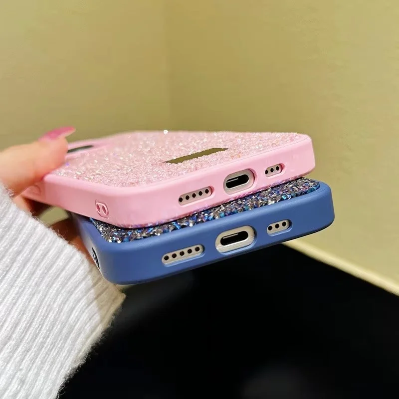 Luxury Rhinestone Diamond Phone Case For iPhone 11 12 13 14 15 16 17 Pro Max 16 Plus The Shiny Diamond Shockproof Protecti Cover
