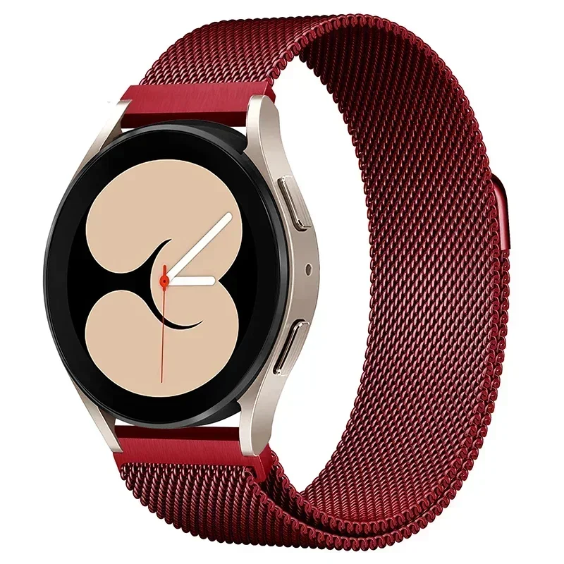 Sc54def1d85b4453383796c39fa40cef4o.webp 22mm 20mm Strap For Samsung Galaxy Watch 3 4 5 6 7 44mm/40mm Milanese Loop Bracelet Galaxy Watch 4/6Classic 47mm 46mm Metal Band