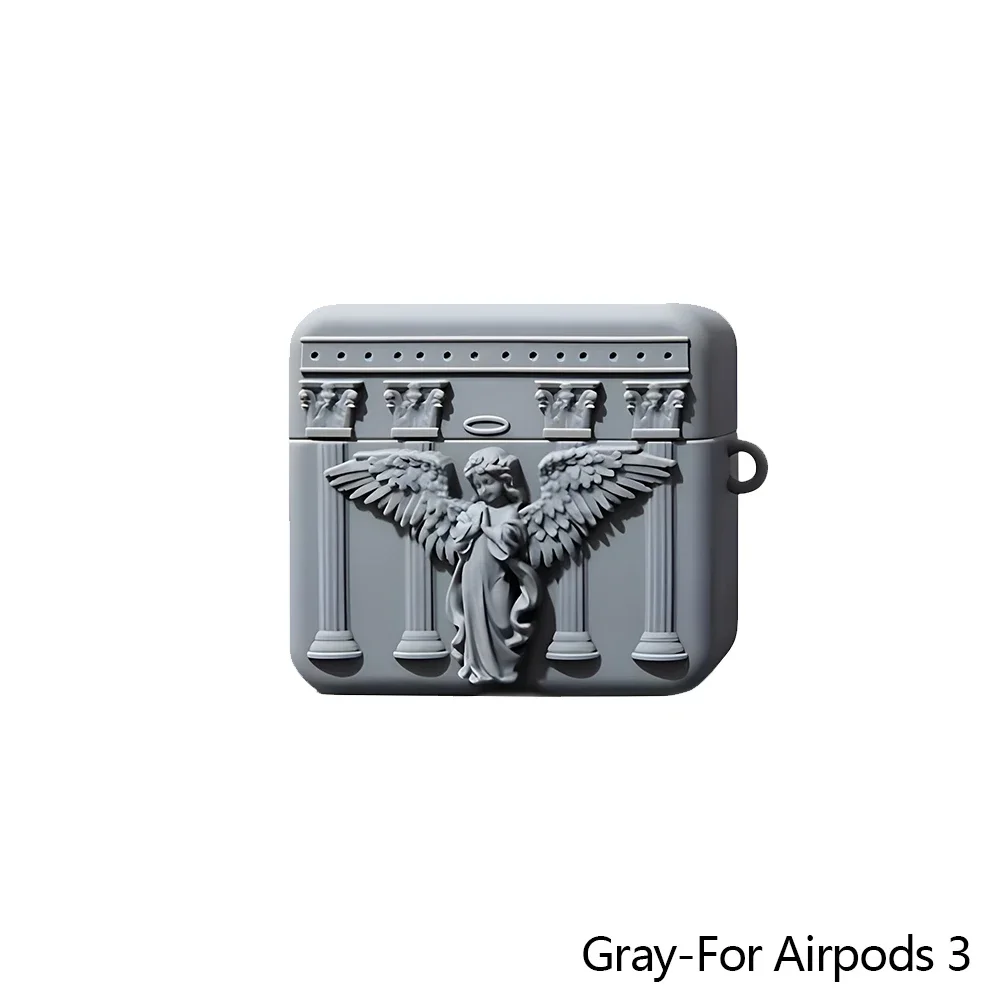 Sc595966da8224ee3a1ba55275be89cc1y.webp Cute 3D Prayer Angel Silicone Earphone Case For Airpods 3 2 1 Wireless Charging Protective Shell Soft Cover For Airpods Pro 1 2