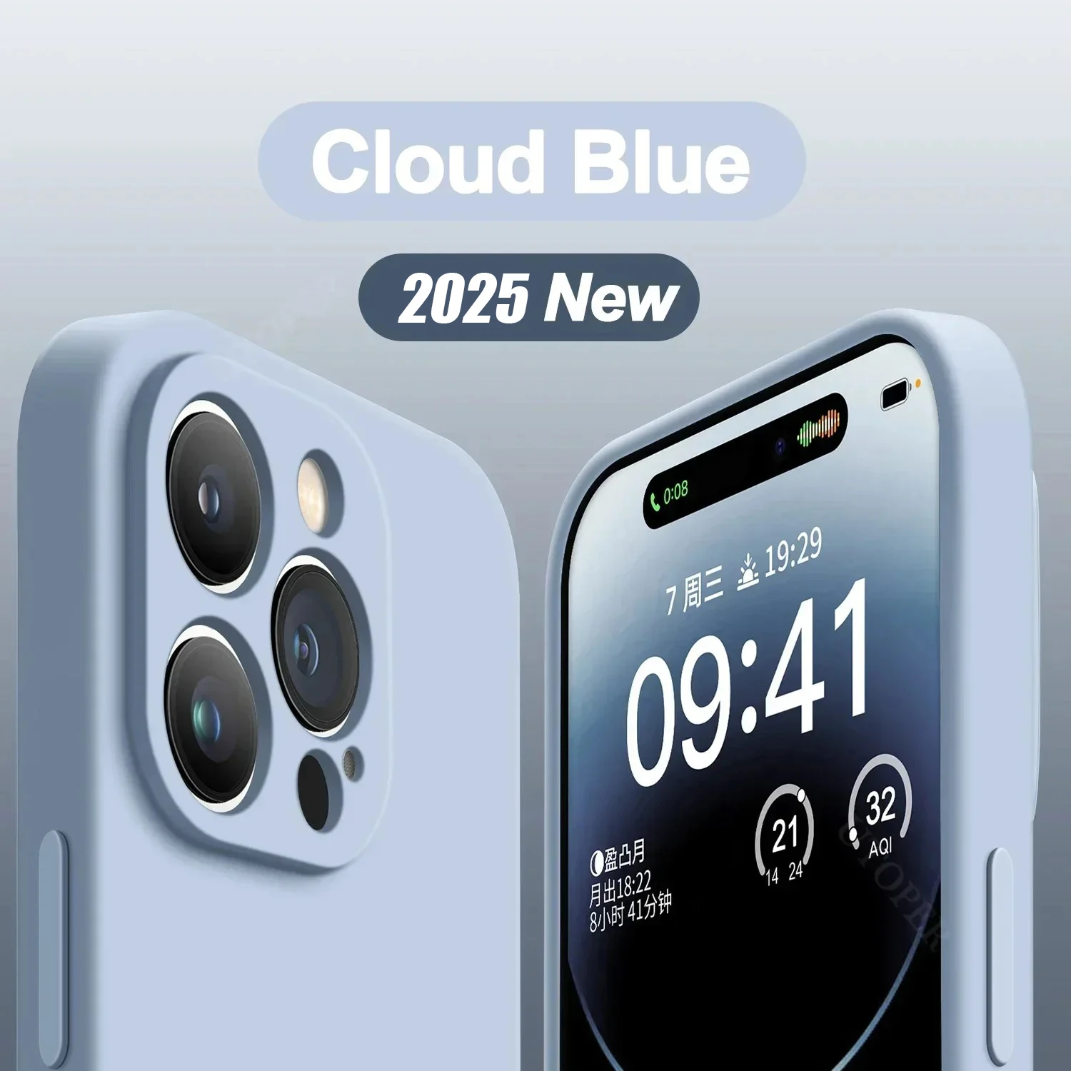 Sc8420f633e964c34adc4c1634bdce185b.webp Brown New Liquid Silicone Camera Protection Case for iPhone 16 15 14 13 11 12 Pro Max Plus Soft Shockproof Colorful Cover