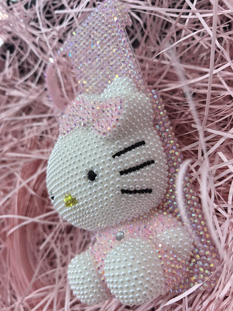 Sc8964c8172384f3fb30d3b86a4a99e7eO.webp Cute Kitty Cat Rhinestone Bling Crystal Phone Case Chain For iPhone 16 12 13 14 15Pro Max X Xs XR 7 8 Plus SE 2 3 10 Transparent Bu