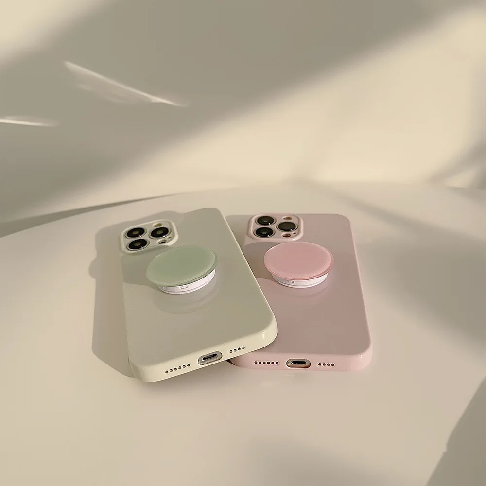 Sc988fc7aa99649a19911b4c7613c26088-1.webp Candy Color With Holder Shockproof Case For iPhone 17 16 15 14 13 12 11 Pro Max Plus Plain Soft Silicone Bumper Cover