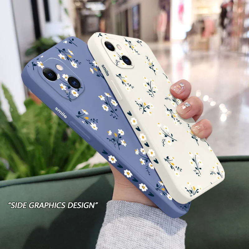 Scb1f9de3fc9f4dae88892daf7fc840af8.webp Nice Flowers Phone Case For iPhone 17 Air 16 16e 15 14 13 12 11 X XR XS Plus Pro Max Mini Silicone Cover