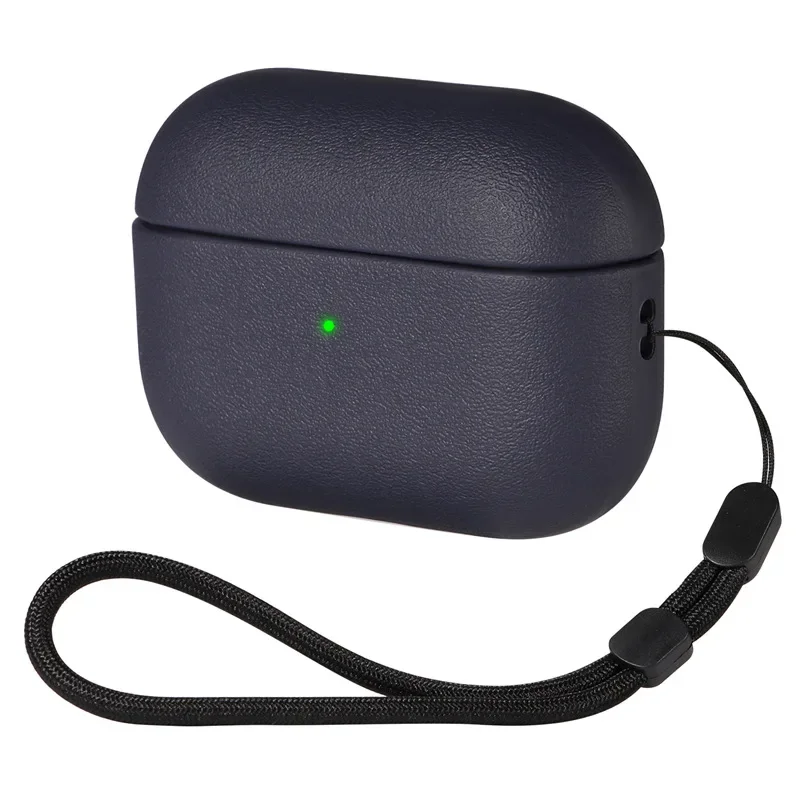 Leather grain Case For AirpPods Pro 2 For Airpods Pro 3 Case Airpods 4 3 Apple Bluetooth Earphone Accessories Protect Machine