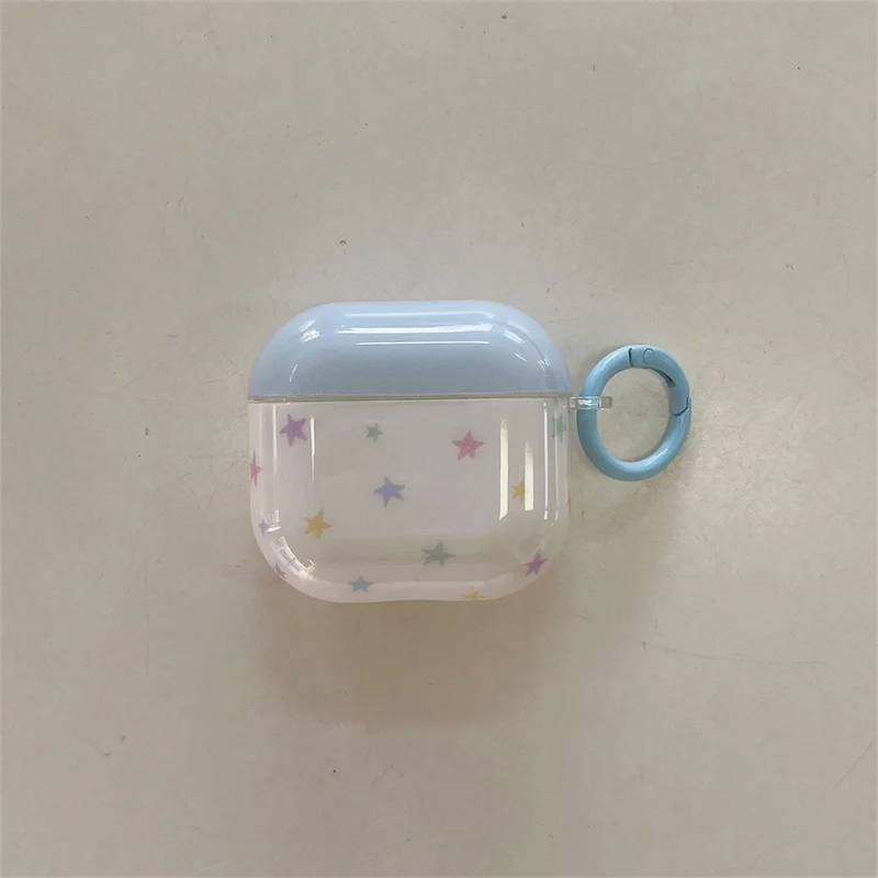 Colorful Stars For iPhone Headphone Case Airpods4 Wireless Bluetooth Headphone Case Airpodpro2 iPod Headphone Case Airpods3 Case