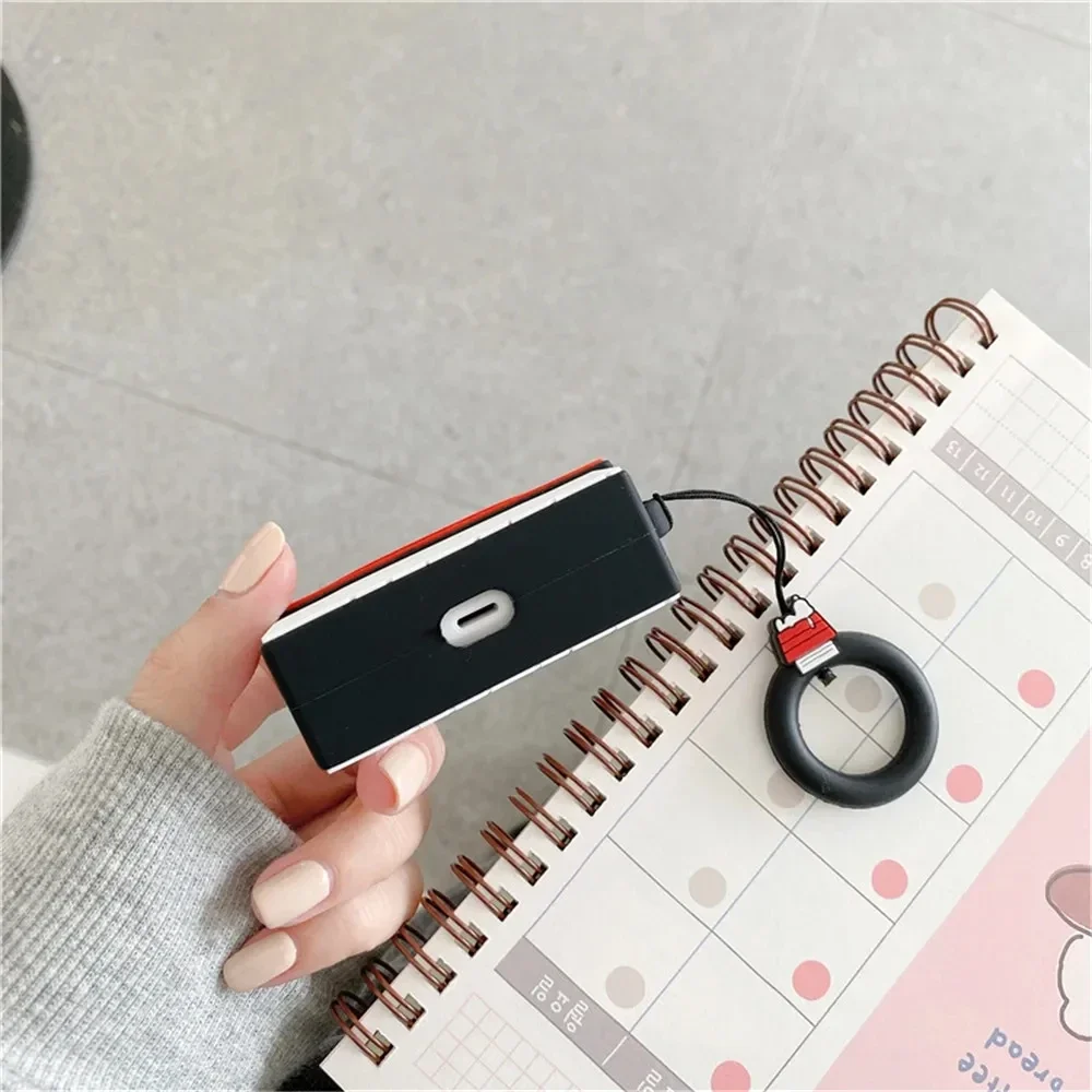Scdb76c20d9144ba884e6806cf5ac39a5h.webp Cartoon Snoo Earphone Case for Airpods Pro 1 2 3 Cartoon Silicone Wireless Bluetooth Earbuds Protective Cover With Lanyard