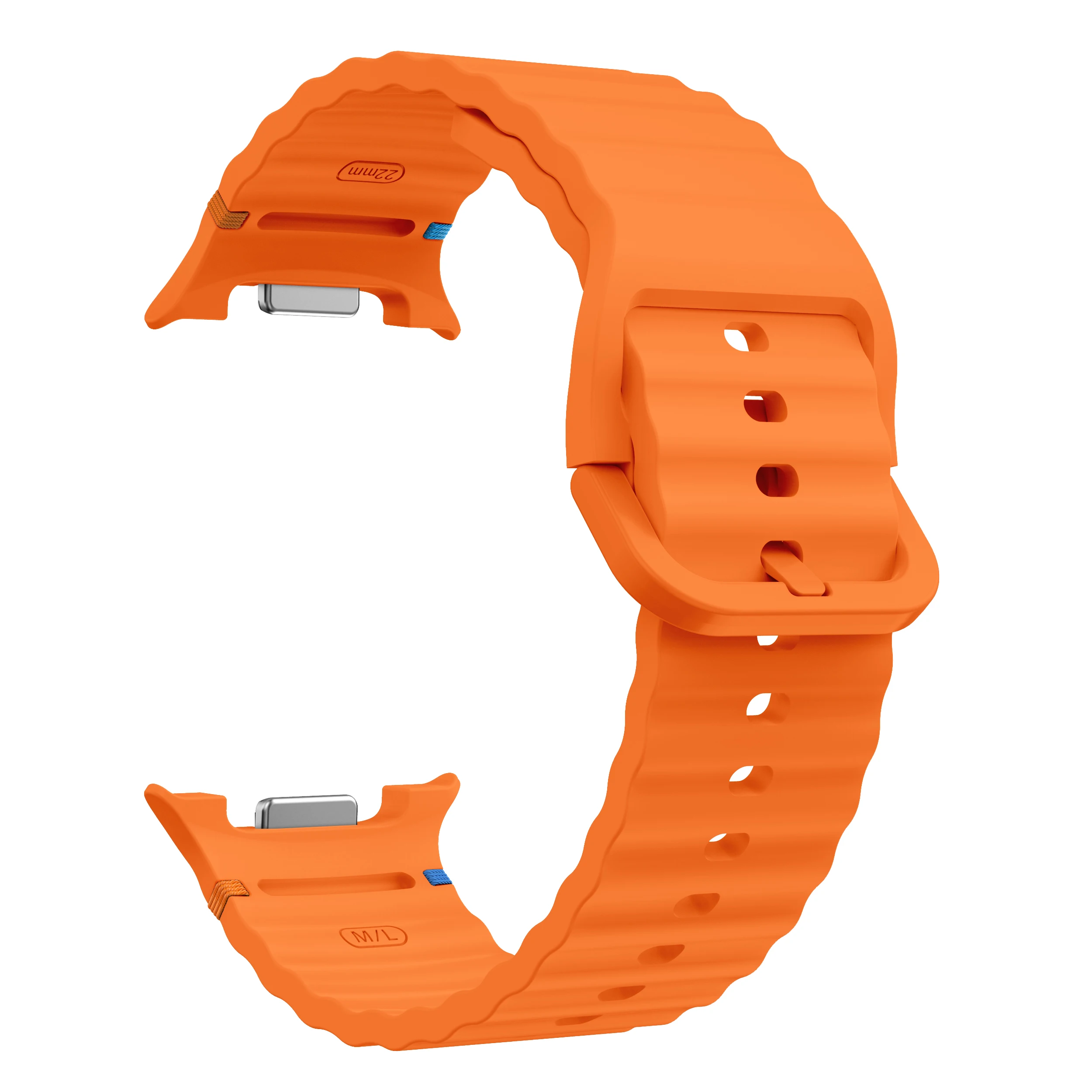 Original Silicone Strap For Samsung Galaxy Watch 8 Classic 46mm Sports Breathable Bracelet Wristband For Galaxy Watch 8 44/40mm