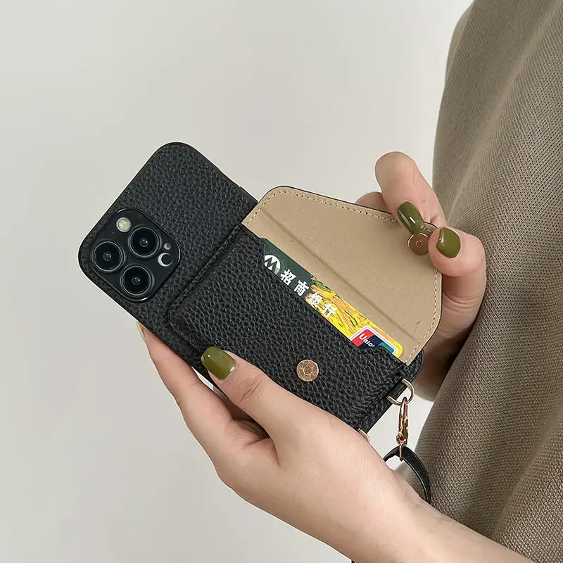 Sd2aa5d700583414eb860ef95aa74035a9-1.webp Luxury Crossbody strap lanyard wallet leather case iPhone 16 17 16 Pro 15 pro 17pro max 14 13 12 11 card holder phone cover