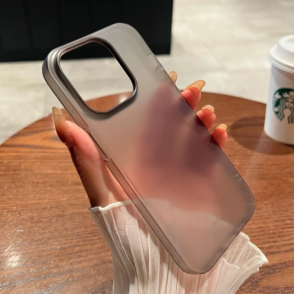 Sd33f6fdaef464f60a5148c601100d120j-1.webp Ultra Thin Matte Translucent Phone Case For Apple iPhone 17 16 15 14 Plus 13 12 Pro Max Hard Plastic PC Clear Silky Skin Cover