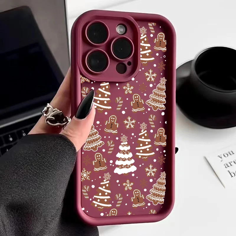 Sd4c9df741edc4c1c8399a9f4979acc07J.webp Christmas Tree Graphic Phone Case For iPhone 17 14 15 16 Pro Max Air Plus 16E 12 13 Mini Silicone Shell Shockproof Luxury Cover