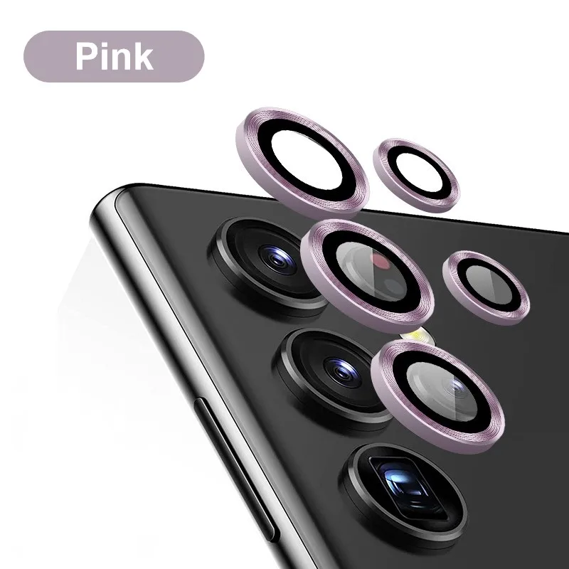 For Samsung S25 S24 S23 Ultra Camera Lens Protector Aluminum Alloy Metal Tempered Glass Camera Film For Galaxy S22U Accessories