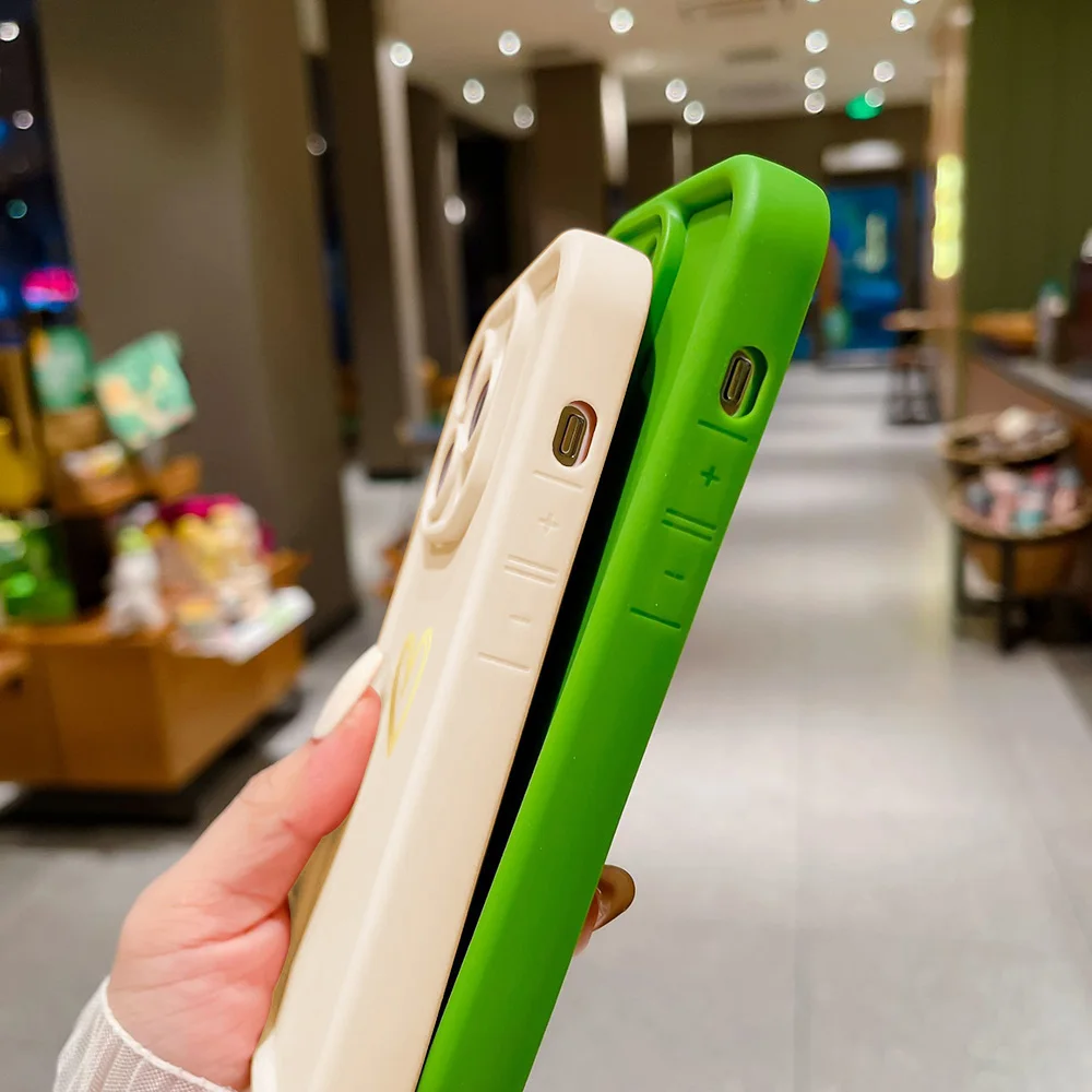 Cute Little Love Heart Phone Case For iPhone 17 Case iPhone 11 13 12 14 15 16 Pro Max X XS XR 7 8 Plus SE 2 Soft Silicone Cover