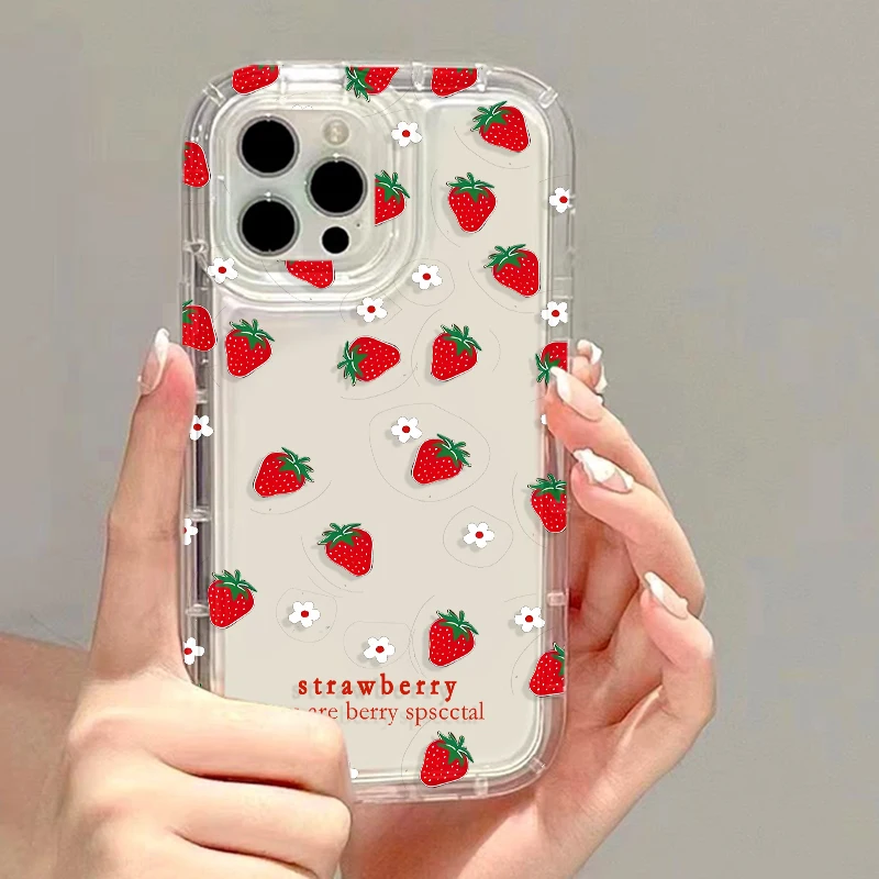 Colorful Love Heart Clear Soft Phone Case For iPhone 17 14 13 11 12 15 16 Pro Max SE 2 7 8 Plus XR X XS Max Anti-Fall Soft Cover