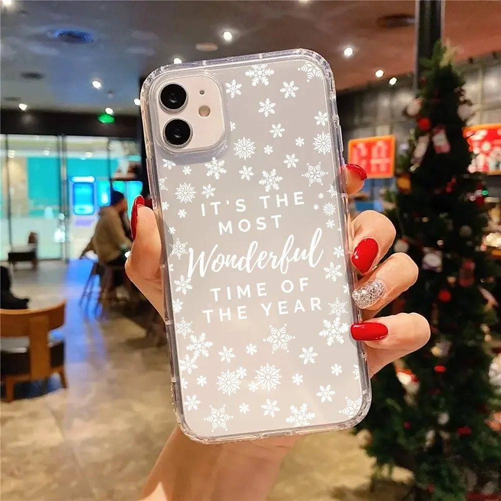 Sd873ee7ab0b64193ae4ff30dc428068bG.webp Christmas Cute Snowflakes Aesthetic Clear Phone Case Cover for iPhone 17 16 11 12 13 14 15 Pro Max XR XS X 7 8 Plus 17 Air Cases