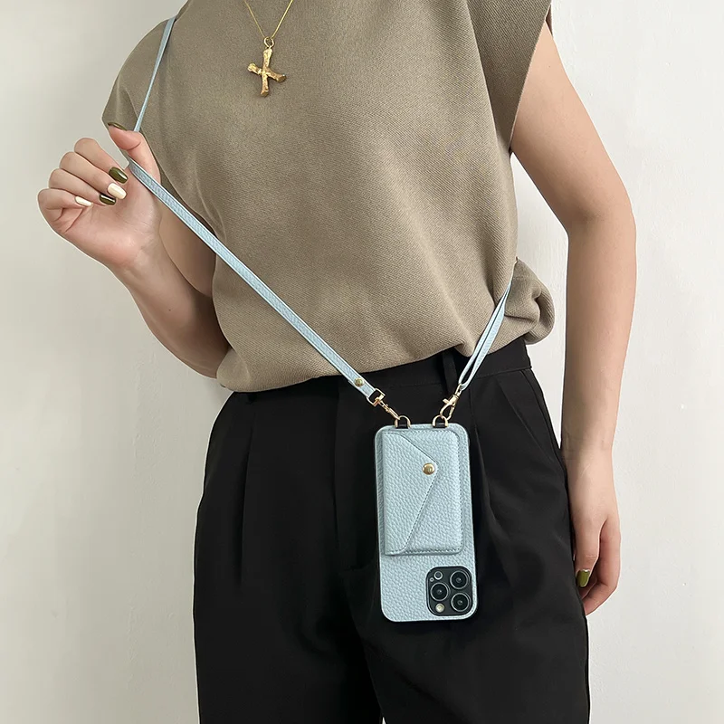 Sd8ee9e0c7f794d0bbe32d8582954a240n-2.webp Luxury Crossbody strap lanyard wallet leather case iPhone 16 17 16 Pro 15 pro 17pro max 14 13 12 11 card holder phone cover