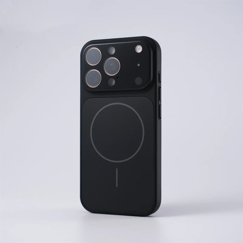 Frosted Camera Lens Protection Magnetic MagSafe Case For iPhone 17 17Pro Max 16 Pro 15 14 13 Matte Wireless Charging Armor Cover
