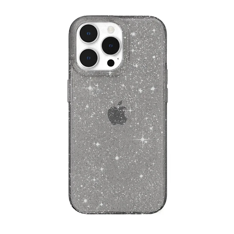 Sda464f0ca45143b29ab75faab96d95164.webp New Bling Sparkle Soft Clear TPU Phone Case For iPhone 15 14 13 12 11 Pro Max Plus X XS Max XR Girls Pink Slim Thin Bumper Cover