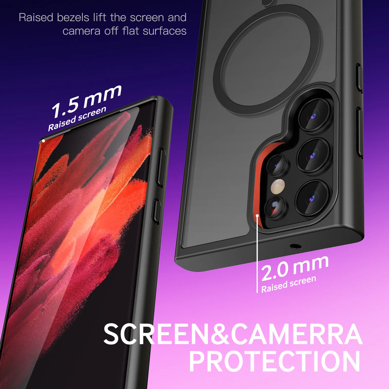 Sdb0c31801a3248299275fd7639e68275V.webp New Matte Phone Case For Samsung Galaxy S24 Ultra S23 S22 Plus S20 S21 FE Translucent Magsafe Magnetic Wireless Charge Cover