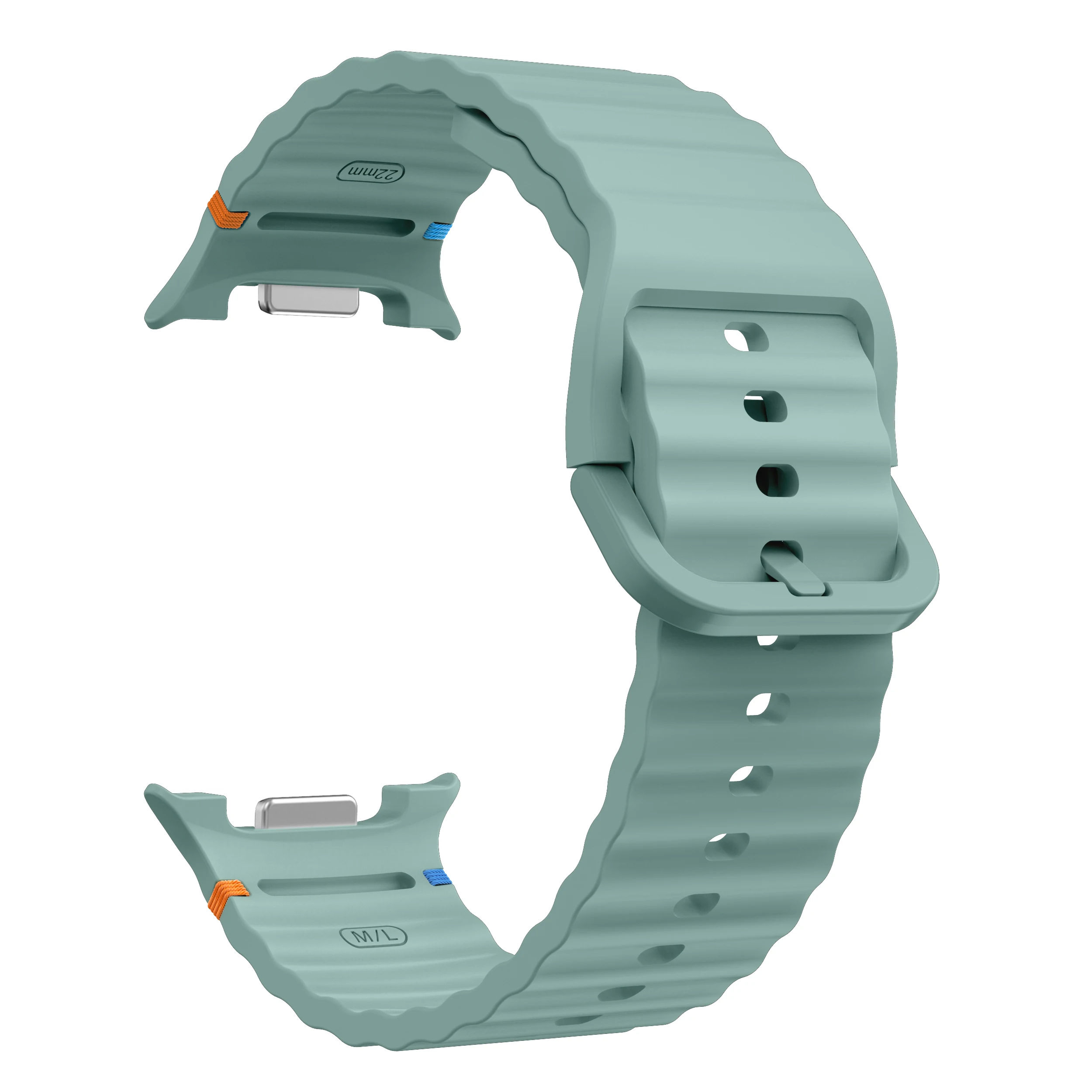 Original Silicone Strap For Samsung Galaxy Watch 8 Classic 46mm Sports Breathable Bracelet Wristband For Galaxy Watch 8 44/40mm