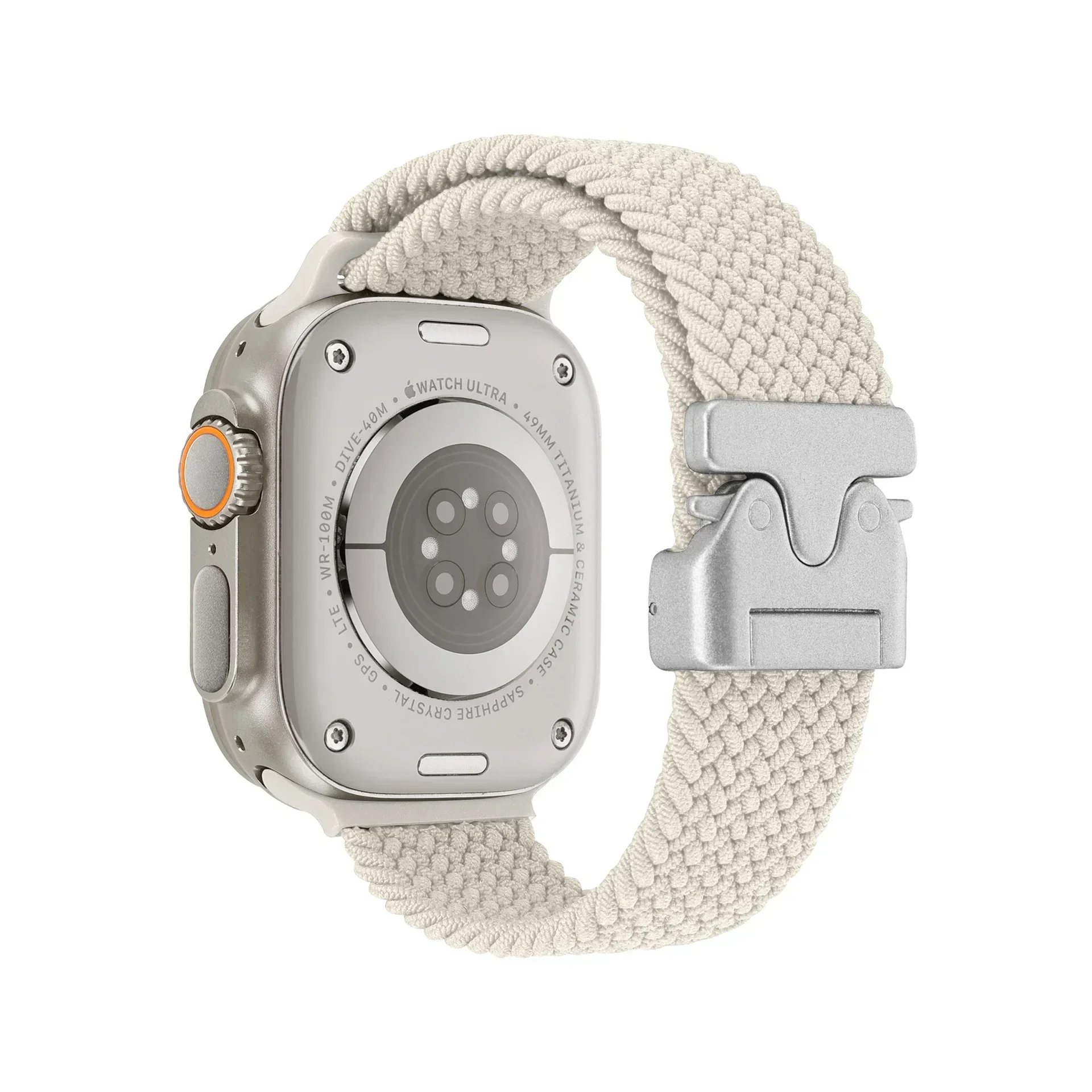 Braided Strap For Apple Watch Band 44mm 40mm 45mm 49mm 41mm 46mm 42mm Bracelet iWatch Series Ultra2 10 9 SE 8 7 65 Magnetic Band