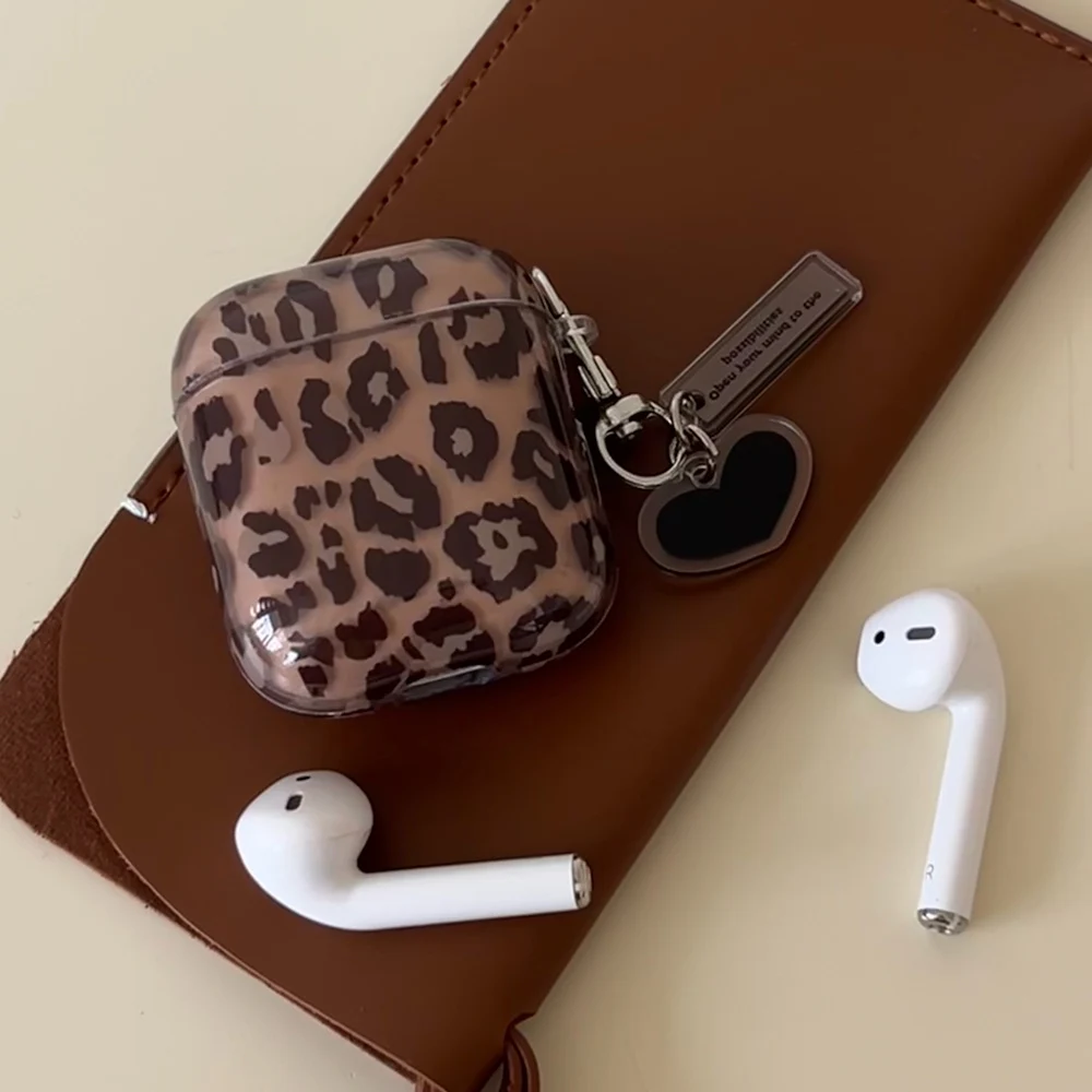 Sdd00126043d442f699089a5756b1bae5R.webp Luxury Transparent Leopard Print Black Love Heart Pendant for airpods 4 3 1 pro 2 Soft Silicone Protection Case