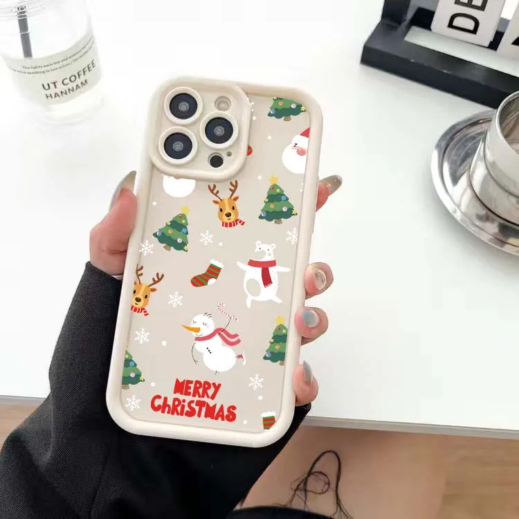 Sdeb09b274acb41458ef5bc2f7677bc75U.webp Christmas Tree Graphic Phone Case For iPhone 17 14 15 16 Pro Max Air Plus 16E 12 13 Mini Silicone Shell Shockproof Luxury Cover