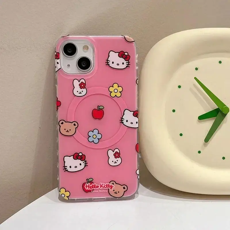 Se280dfd47e6b4f11abf173634451341a9.webp Magnetic Holder Magsafe Wireless Charge Kitty Cat Phone Case For iPhone 17 Pro Max 16 12 15 14 13 Pro Max 17 Air Plus Case
