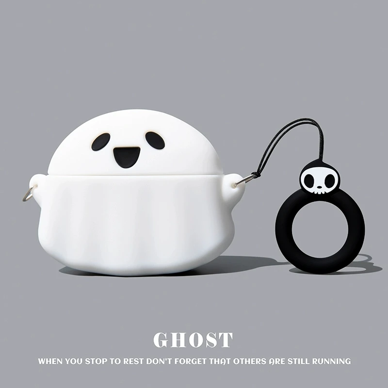 For Airpods 1 2 3 4 Pro Pro 2 Pro 3 Crayons Shark Dog Silicone Earphone Case Accessories Cover