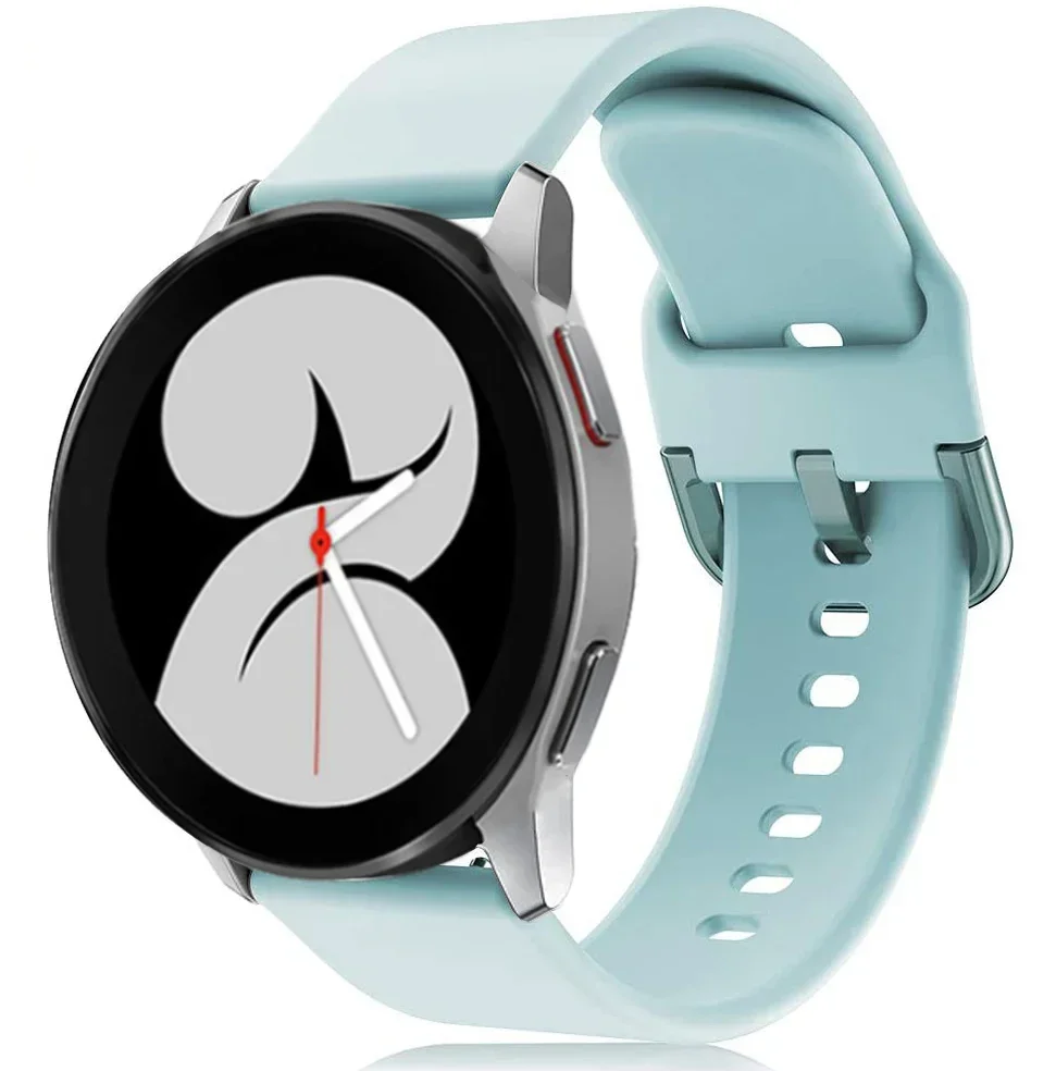 Se572be14f887423885e598deb1a50226J.webp 22mm 20mm Strap for Samsung Galaxy watch 4 5 pro 45mm Gear s3 Active 2 silicone smartwatch braceletband amazfit GTS 4 2 GTR band