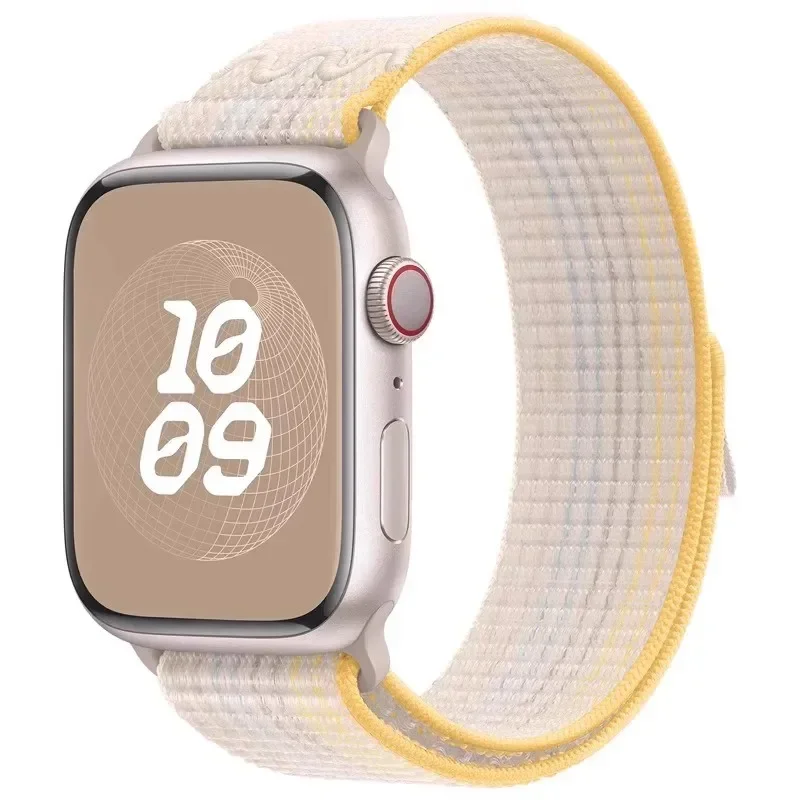 Nylon Sport Strap for Apple Watch Band 49mm for Loop Bracelet iWatch S10 9 8 7 6 5 4 3 se2 Ultra 2 46mm 45mm 44mm 41mm 42mm