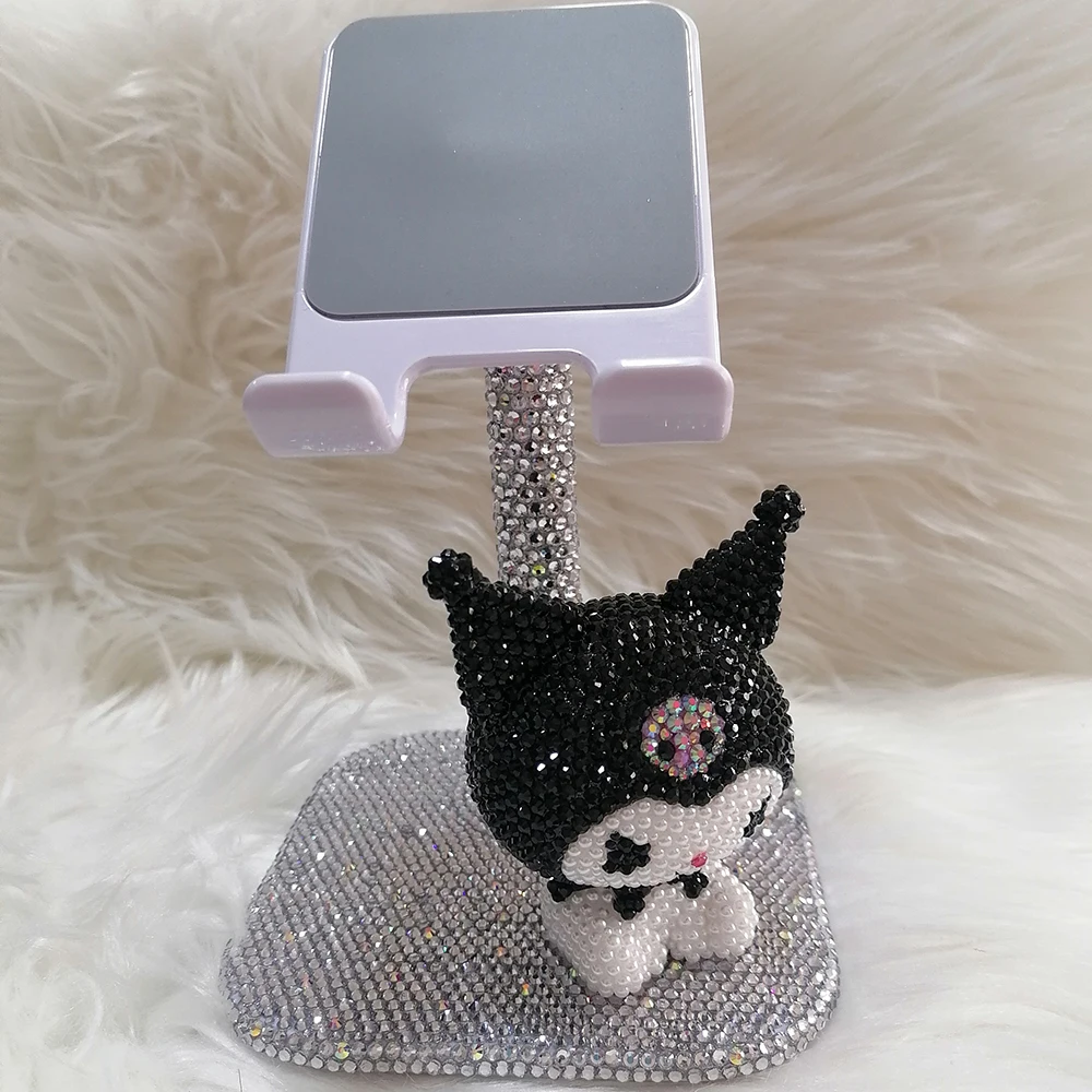 Se79c69155ffa44838214f183376b3c78B.webp Rhinestone Crystal Bling Tablet Mobile Phone Desktop Phone Stand for iPad Desk Holder Adjustable Desk Bracket Smartp