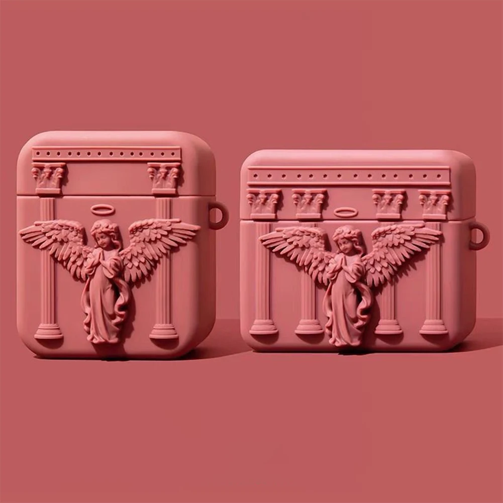 Sea06c296d3e247138b7562fc3e30e9f9L.webp Cute 3D Prayer Angel Silicone Earphone Case For Airpods 3 2 1 Wireless Charging Protective Shell Soft Cover For Airpods Pro 1 2