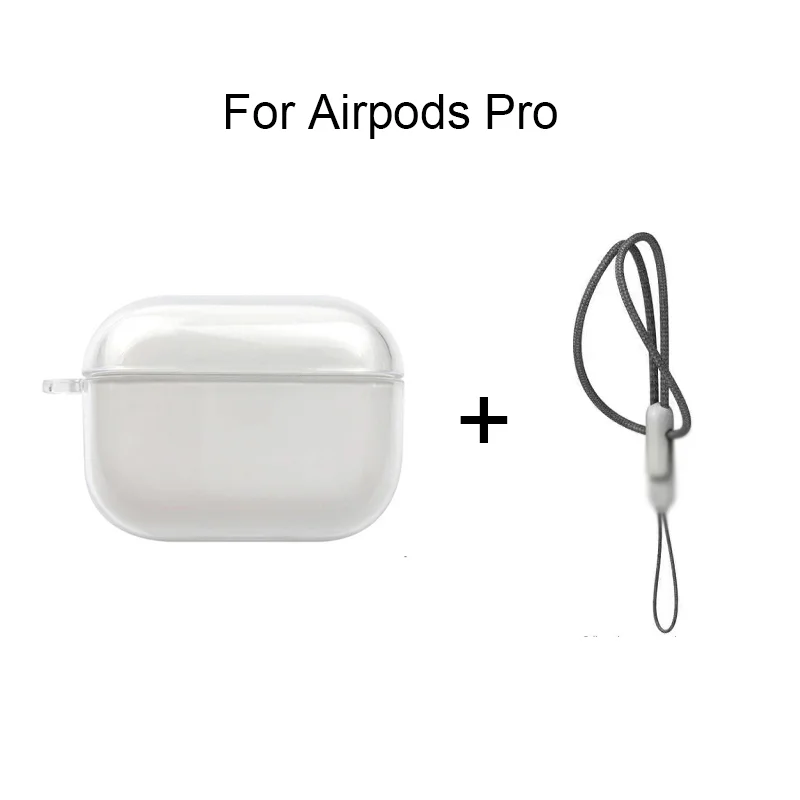 Seac1b261c8fa4ef3a35fcfc30b98822dd.webp Clear Soft TPU Earphone Case for Airpods 4 3 2 1 Pro Pro2 Pro 3 Shockproof with Lanyard Strap for Airpods 4 Charging Case Cover