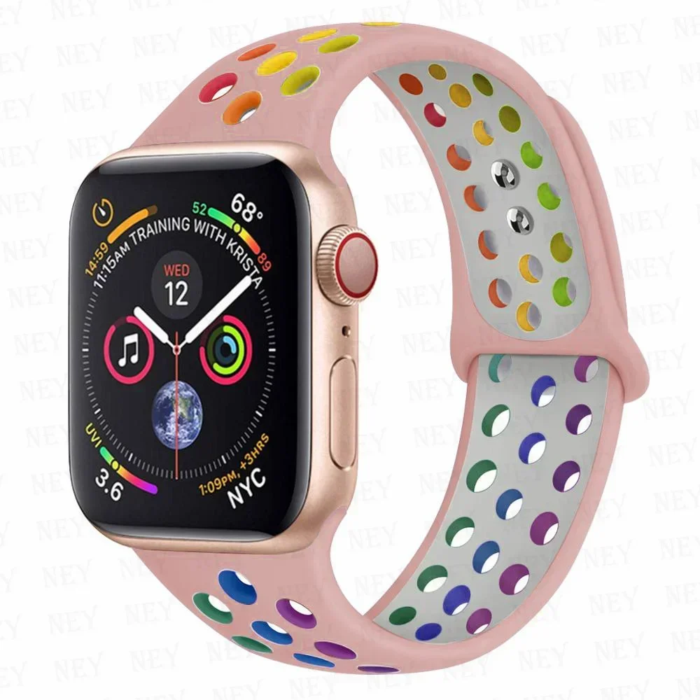 Seaf645c566794f3ba63256a993da4933E.webp Sport watch strap For Apple Watch Bands Ultra 49mm 44mm 45mm 38/40mm 41mm Silicone Pride Bracelet iWatch Series 8 7 6 4 5 3 9 SE