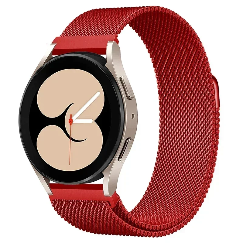 Sebdccc96415a43928926f5f99340dcfew.webp 22mm 20mm Strap For Samsung Galaxy Watch 3 4 5 6 7 44mm/40mm Milanese Loop Bracelet Galaxy Watch 4/6Classic 47mm 46mm Metal Band
