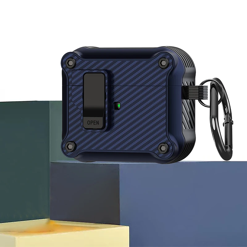 See8f631c49824c5781c8668eb76240beg.webp Security Lock Cover for AirPods Pro 3 2025 Case for AirPods Pro2 Pro 2nd 2023 Cases Shockproof Cover For Airpods 4 4th 3 Fundas