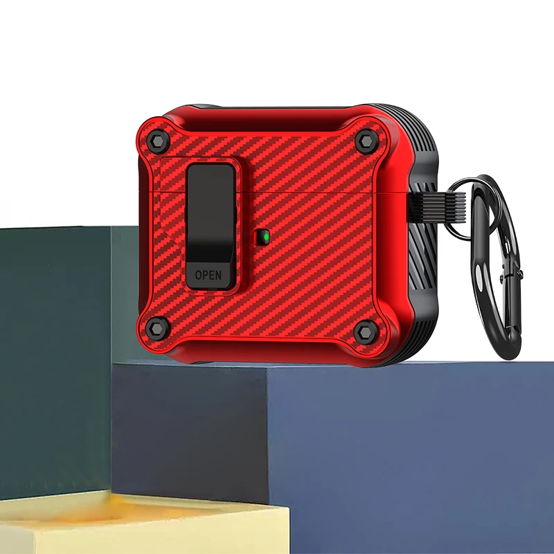 Sf02da16ddd2c438fb0c1e3e8f3b7df748.webp Security Lock Cover AirPods Pro 3 2025 Case AirPods Pro2 Pro 2nd 2023 Cases Shockproof Cover AirPods 4 4th 3 Fundas