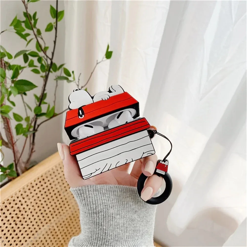 Sf0896f3de0cb4d4eb0037e4e22624a77b.webp Cartoon Snoo Earphone Case for Airpods Pro 1 2 3 Cartoon Silicone Wireless Bluetooth Earbuds Protective Cover With Lanyard