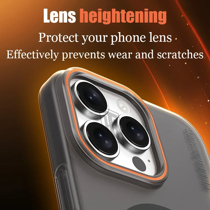 Sf1160b281cf74eb3b57aa05a78ad6eb3C.webp New Ultra Thin Matte Magnetic Mobile Phone Case For iPhone 16 15 14 13 12 11 Pro Max Plus Translucent Hard PC Shockproof Cover