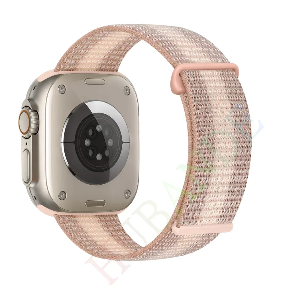 Nylon Loop Strap for Apple Watch Band 46mm 40mm 44mm 45mm 42mm 41mm 38mm Smart Belt Bracelet for IWatch Ultra 49mm 8/7/6/SE/5/4