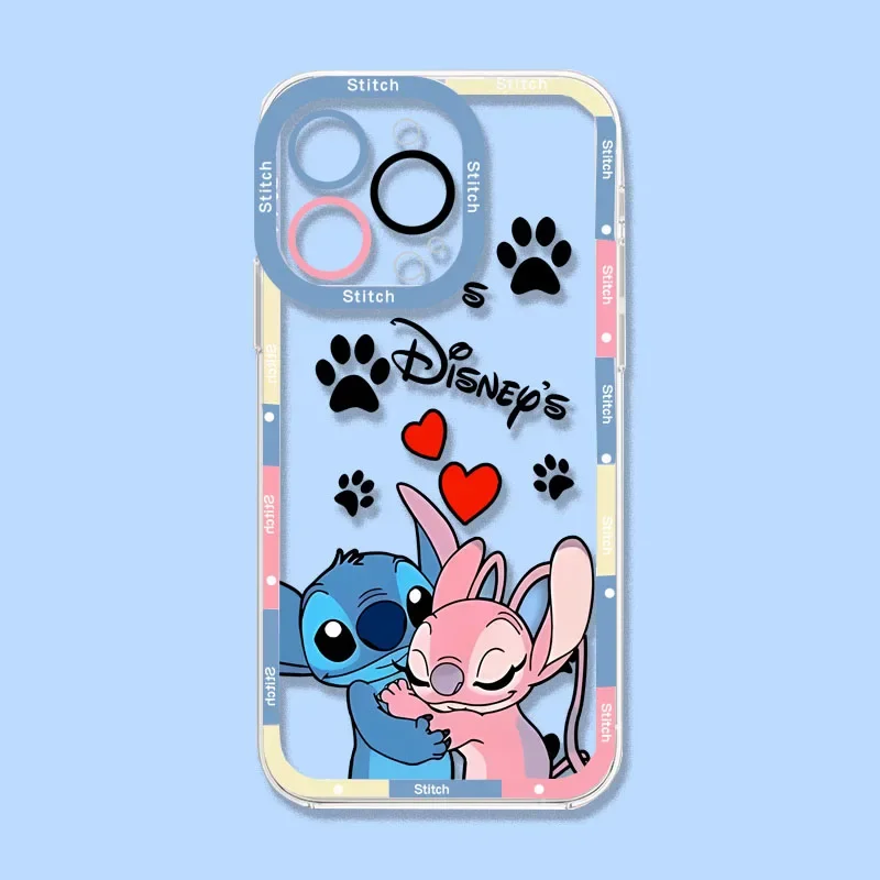 Cartoon Angel Cute Soft Phone Case For IPhone 16 15 14 12 11 Pro Max 13 Mini 16E XR 8 Plus SE4 Y2K Clear Anti Drop Cover