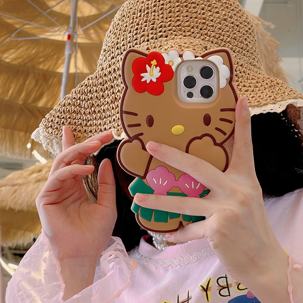 Sf584245eddbd4cf789025b3c6b4a0773w.webp Kawaii Cute Kitty Cartoon Cat Soft Silicone Case 3D Cartoon Cover For iPhone 16 15 14 Plus 13 12 11 Pro Max