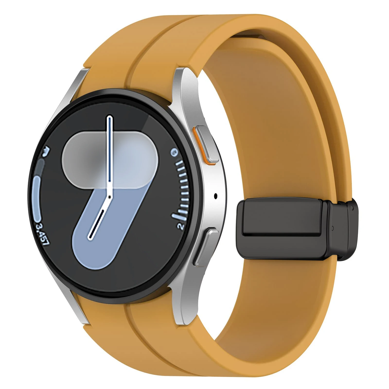 Sf58f5db133e64d44b4434b4353685c8cP-1.webp Original Silicone Band For Samsung Galaxy Watch 7 6 5 4 FE 44mm 40mm/5 pro 45mm Magnetic Bracelet watch6 Classic 43mm 47mm strap