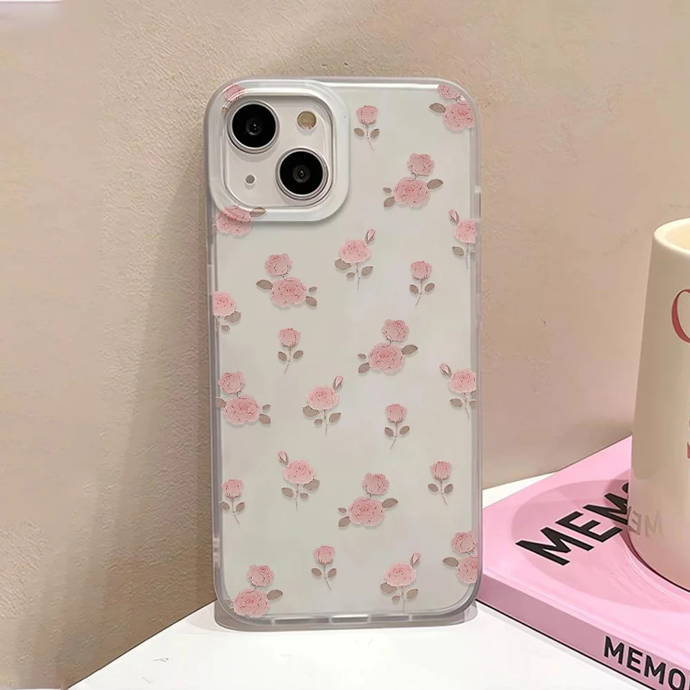 Sf5ef8cb48d0a4858a614e069eaf41096m.webp Flower Clear Phone Case For iPhone 16 Pro Case iPhone 13 15 17 11 12 14 Pro Max Plus 12 13 Mini Shockproof Silicone Soft Cover