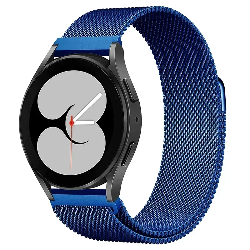 Sf93bb98cfca7438382e0df83257fd1a4l.webp 22mm 20mm Strap For Samsung Galaxy Watch 3 4 5 6 7 44mm/40mm Milanese Loop Bracelet Galaxy Watch 4/6Classic 47mm 46mm Metal Band