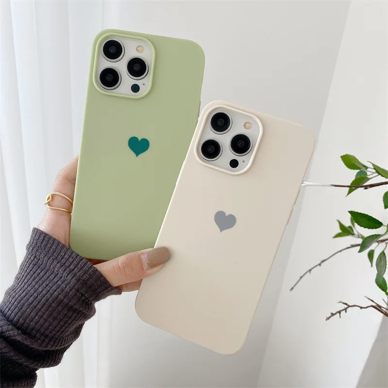 Sfe8c6bc8b0764835bed95127d0070ed6y-1.webp Simple Candy Colors Love Heart Phone Case For iPhone 17 Air 16e 15 11 12 13 mini 14 Pro Max Plus Silicone Soft Shockproof Cover
